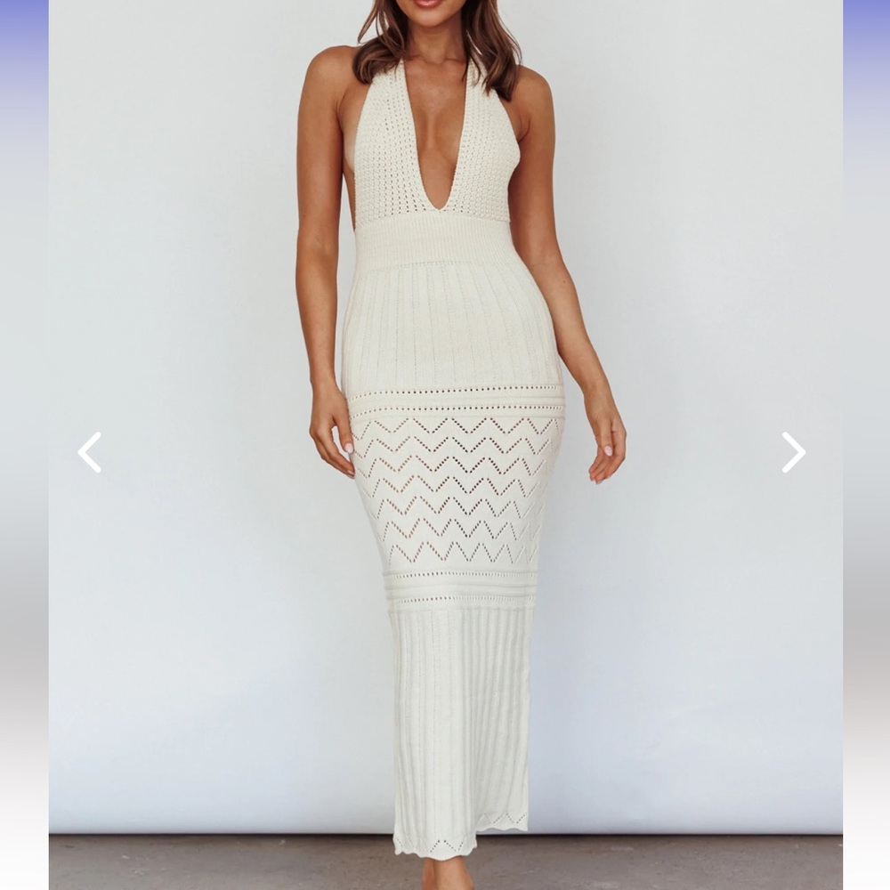 HIGHER LOVE KNIT MIDI DRESS